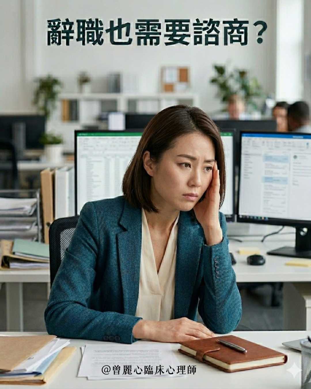 在你遞出辭呈之前， 有些問題值得好好想一想