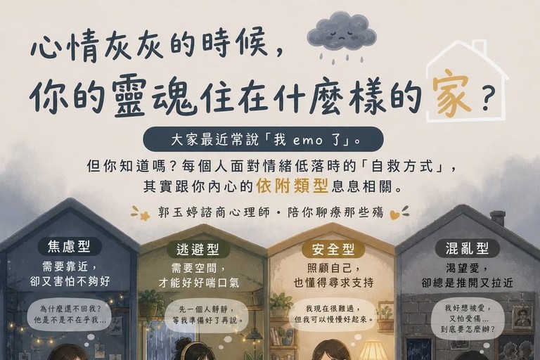 心情灰灰的時候，你的靈魂住在什麼樣的家？🏡
