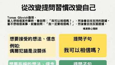 從改變你的提問習慣改變自己 
