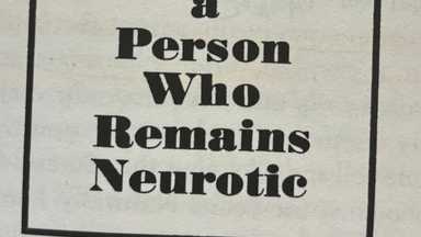 How to live with a "neurotic" at home and at work 