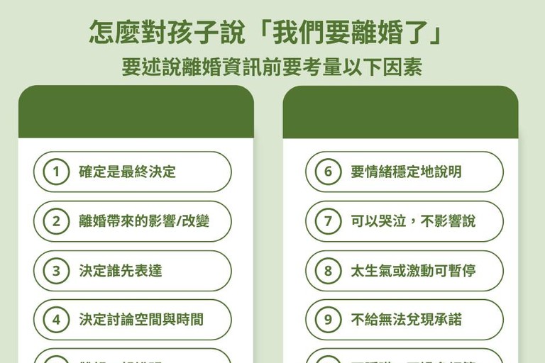 別讓孩子替你們的愛情收拾殘局：怎麼好好說「我們要離婚了」 