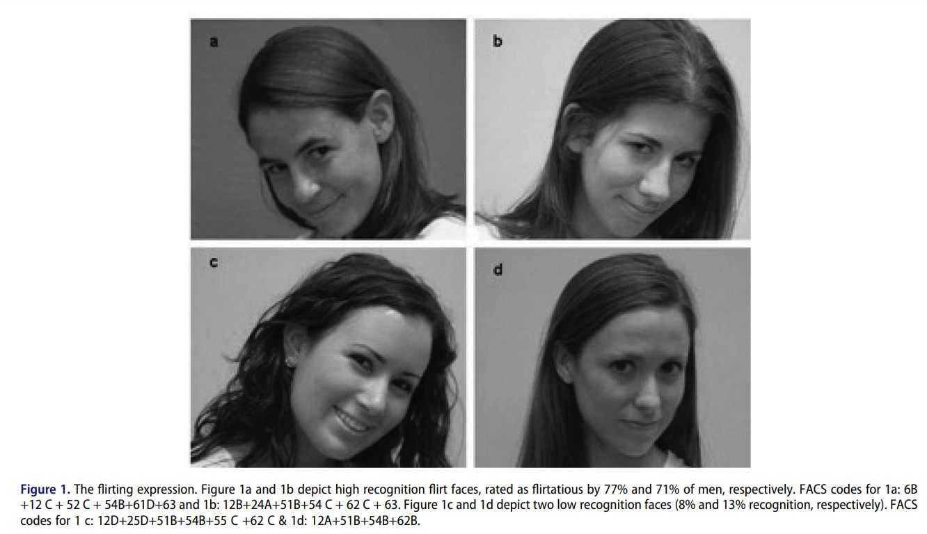 調情表情的效果：曖昧溝通 