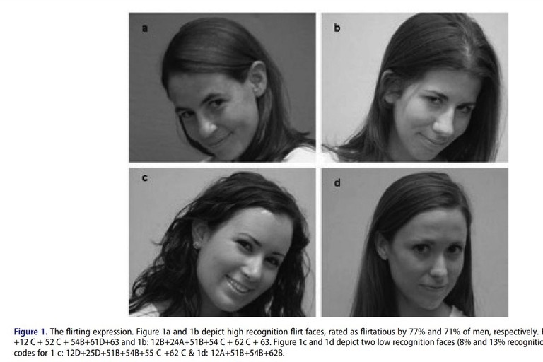 調情表情的效果：曖昧溝通 