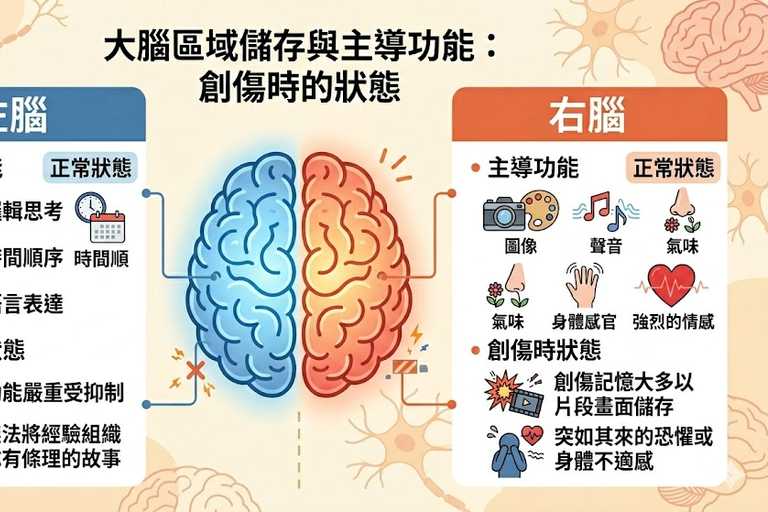 掀開潘朵拉的盒子：在安全陪伴中，走向創傷療癒與左右腦整合