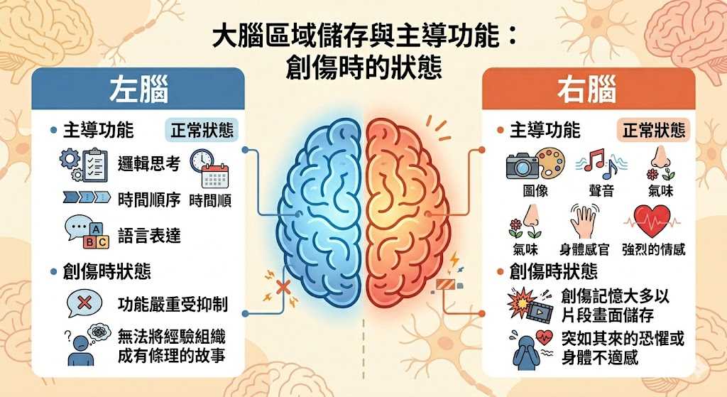 掀開潘朵拉的盒子：在安全陪伴中，走向創傷療癒與左右腦整合
